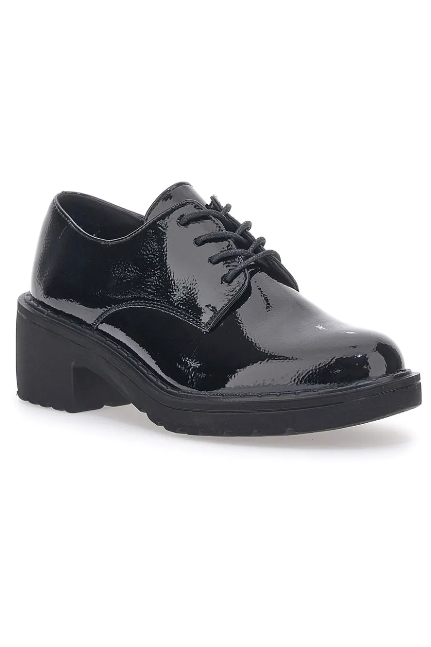 Scarpe Stringate Nere Prima Riga 220013