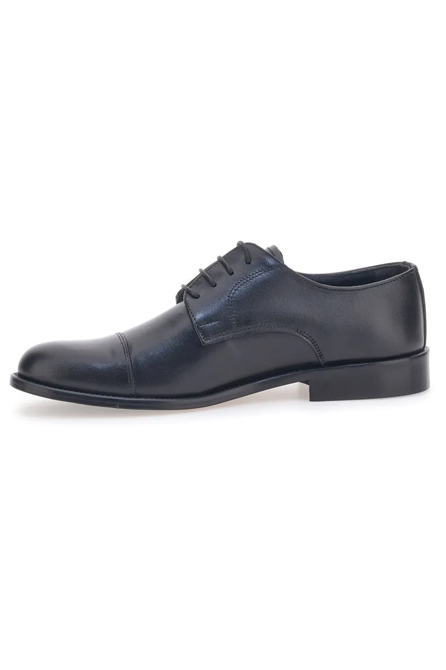 Scarpe Stringate Nere Vera Pelle Pittarello 7705