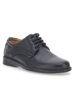 Scarpe Stringate Nere Vera Pelle Longford 1