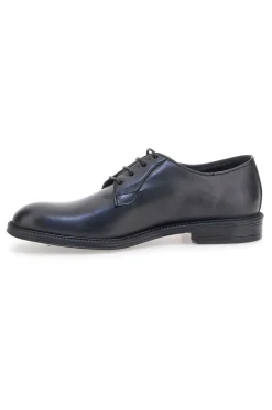 Scarpe stringate nere vera pelle artigianali Pittarello plus 1145
