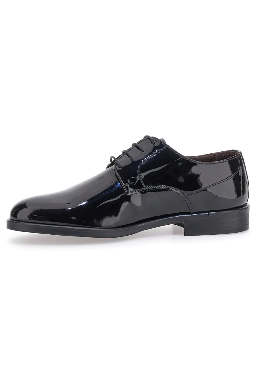 Scarpe stringate Nero in vernice Pittarello class 600