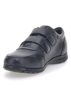 Scarpe Stringate Nero In Vera Pelle Doppio Strappo Max Dillan 458