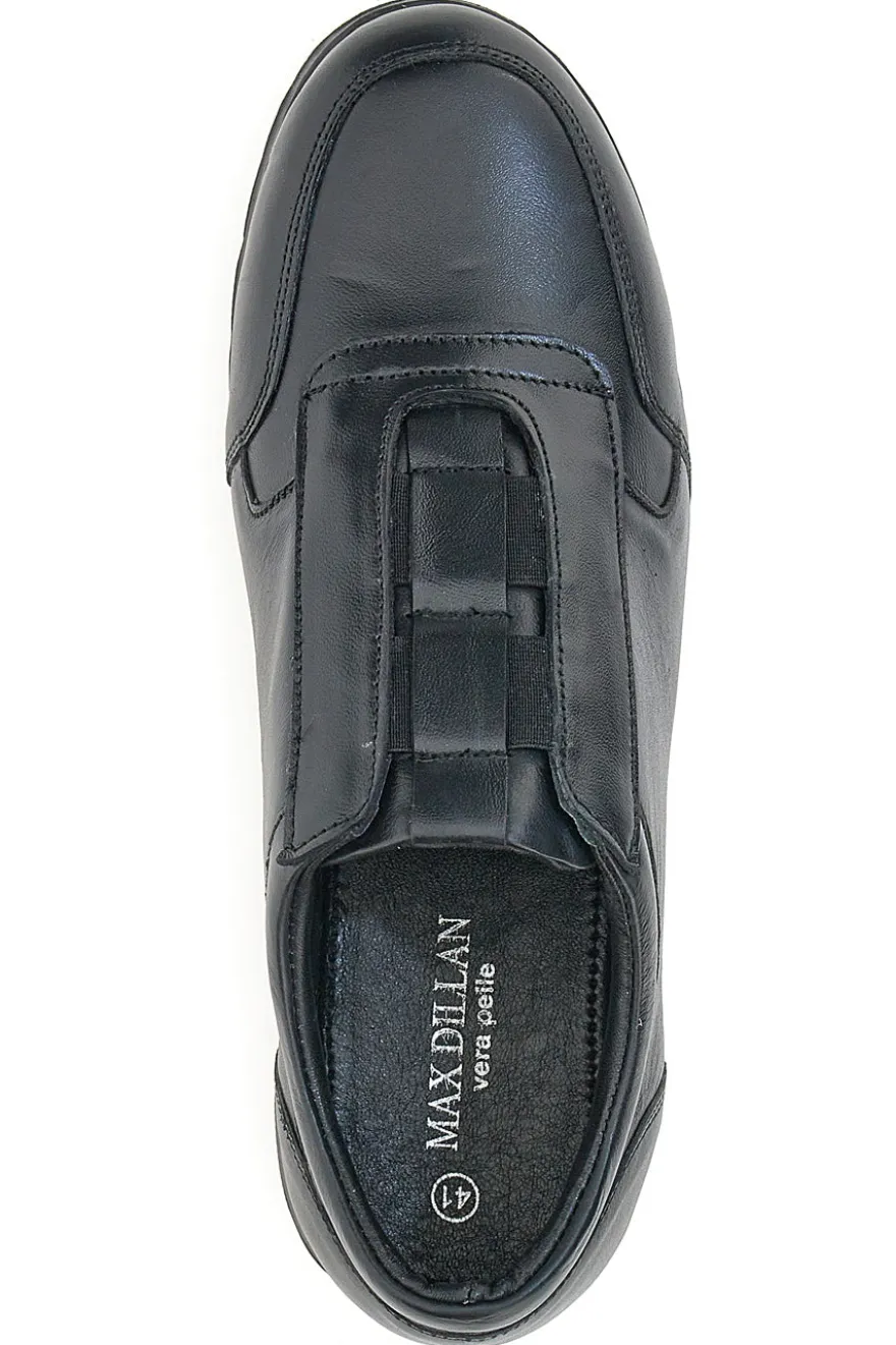 Scarpe Stringate No Laces Max Dillan 859 Nero Vera Pelle
