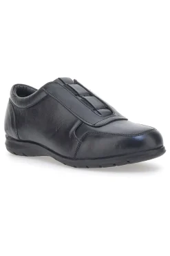Scarpe Stringate No Laces Max Dillan 859 Nero Vera Pelle