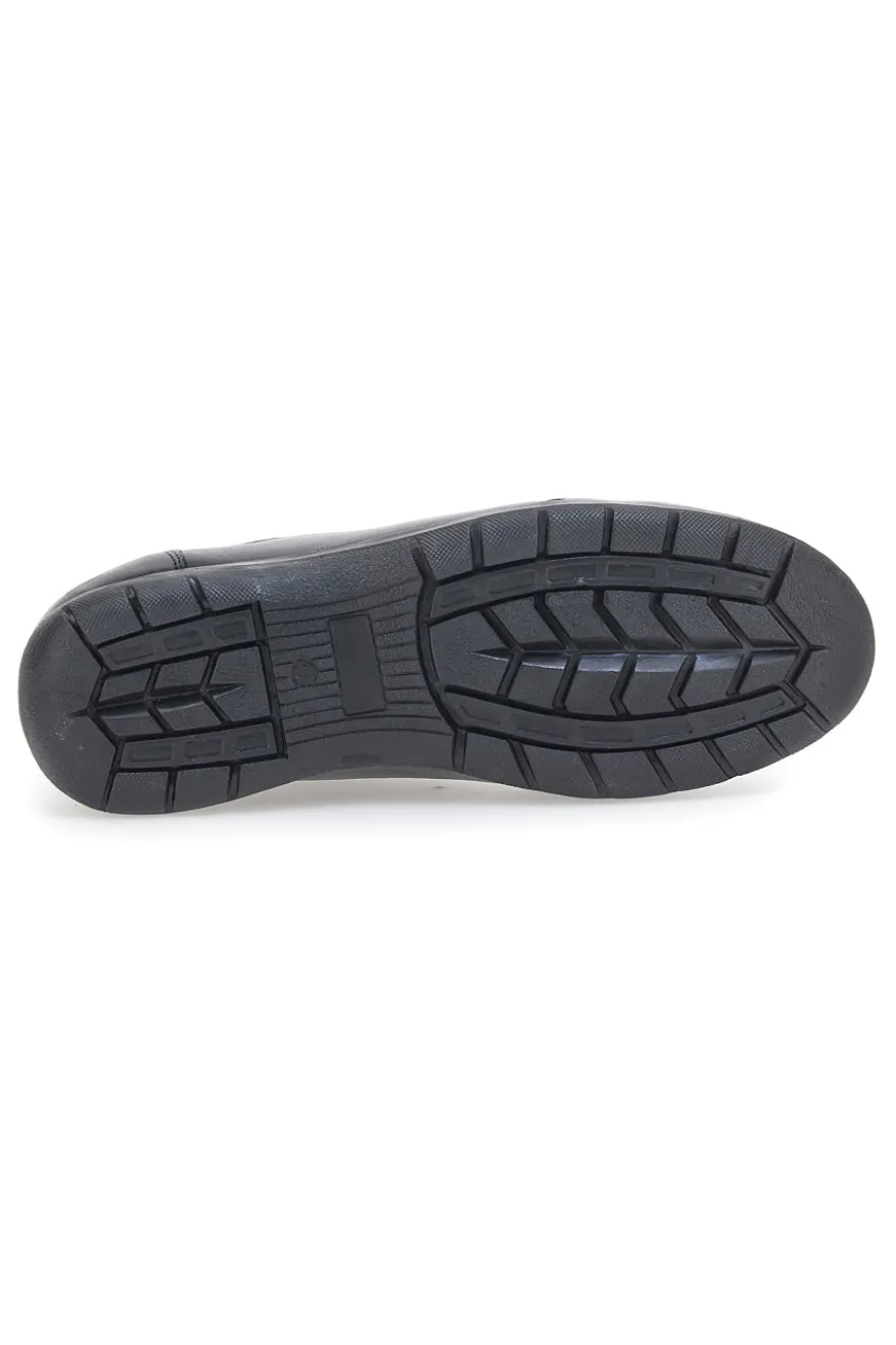 Scarpe Stringate No Laces Max Dillan 859 Nero Vera Pelle