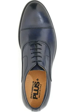 Scarpe Stringate Pittarello Plus 731 Blu Vera Pelle