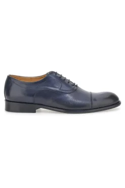 Scarpe Stringate Pittarello Plus 731 Blu Vera Pelle