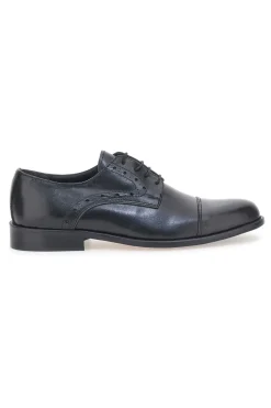 Scarpe Stringate Pittarello 7715 Nere Vera Pelle