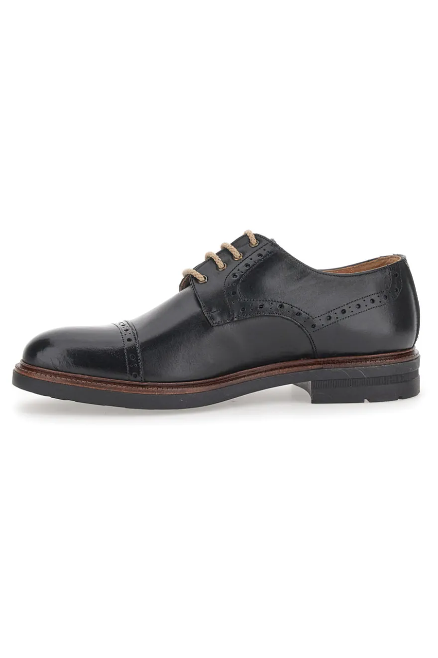 Scarpe Stringate Pittarello 8204 Nere