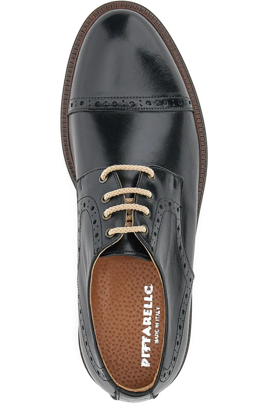 Scarpe Stringate Pittarello 8204 Nere