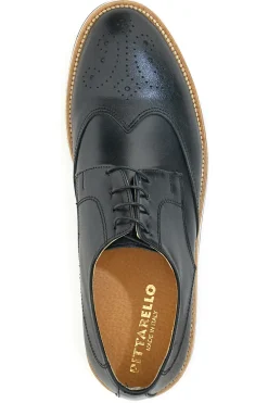 Scarpe Stringate Pittarello 995 Nere Vera Pelle