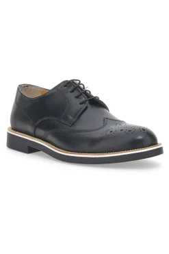 Scarpe Stringate Pittarello 995 Nere Vera Pelle