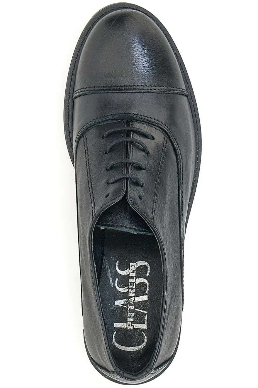 Scarpe Stringate Pittarello Class 203 Nere Vera Pelle