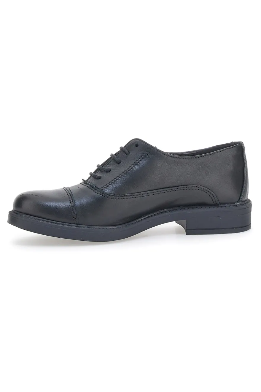 Scarpe Stringate Pittarello Class 203 Nere Vera Pelle