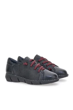 Scarpe Stringate Plocadi 11613 Nere Vera Pelle