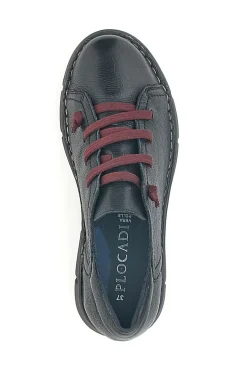 Scarpe Stringate Plocadi 11613 Nere Vera Pelle