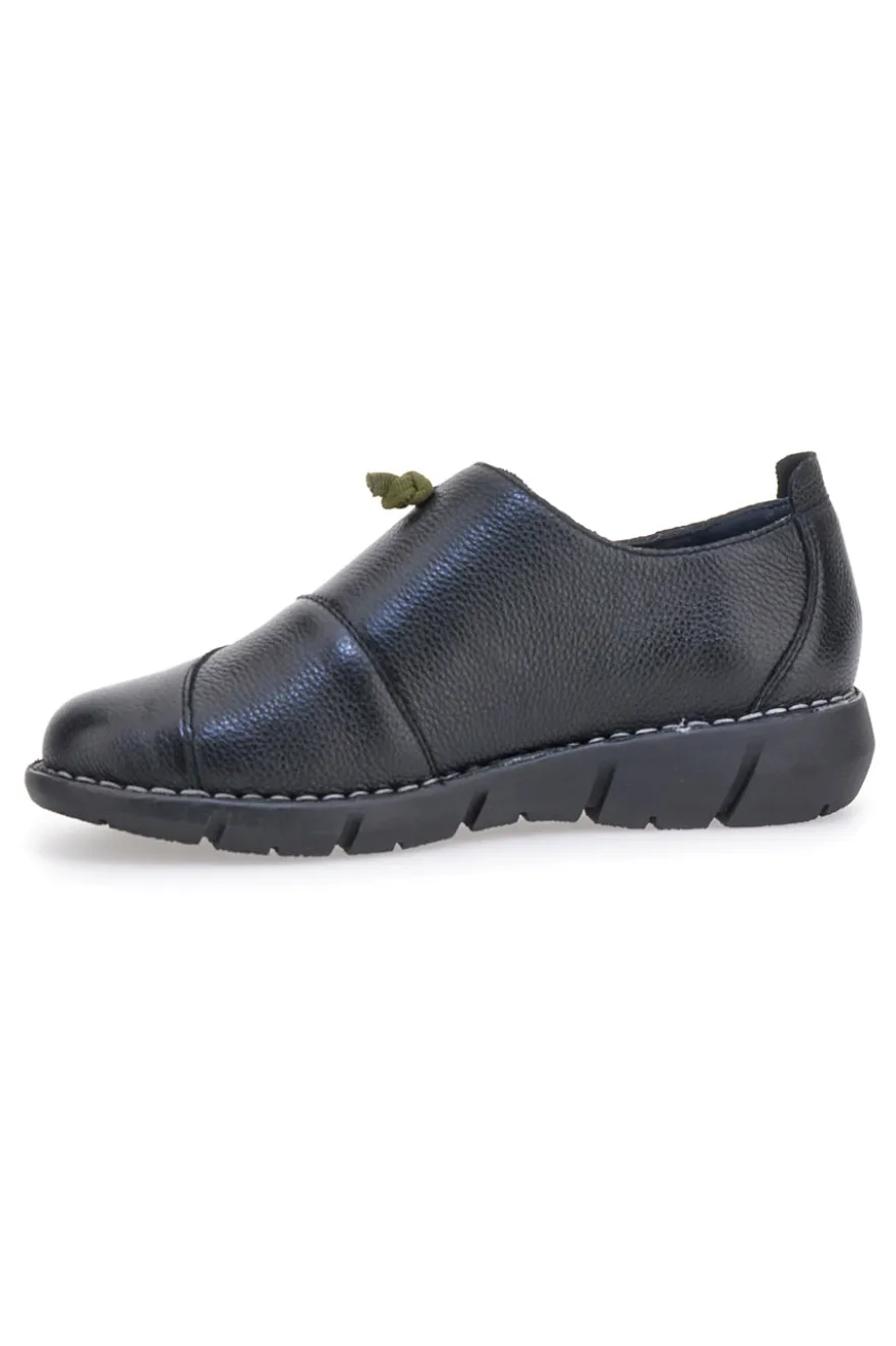 Scarpe Stringate Plocadi 17569 Nere Vera Pelle