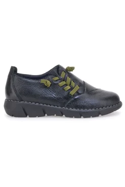 Scarpe Stringate Plocadi 17569 Nere Vera Pelle