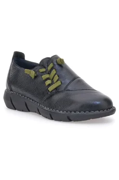 Scarpe Stringate Plocadi 17569 Nere Vera Pelle