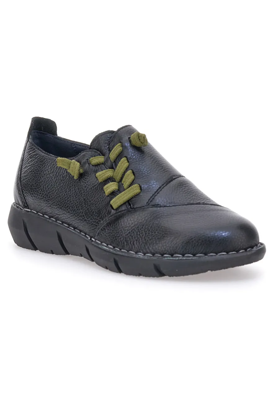 Scarpe Stringate Plocadi 17569 Nere Vera Pelle