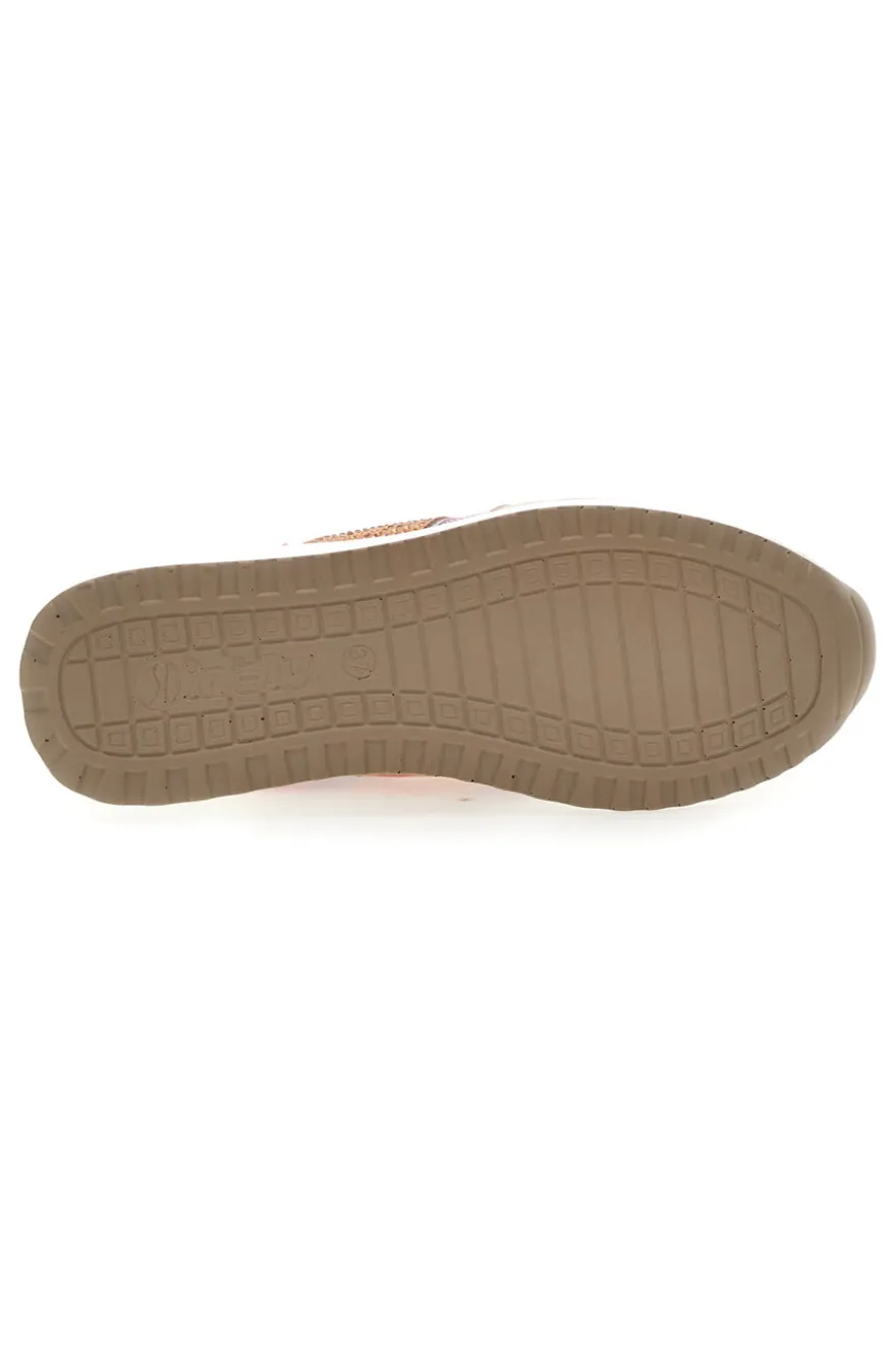 Scarpe Stringate Rosa e Cipria INBLU 423 IN