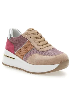 Scarpe Stringate Rosa e Cipria INBLU 423 IN