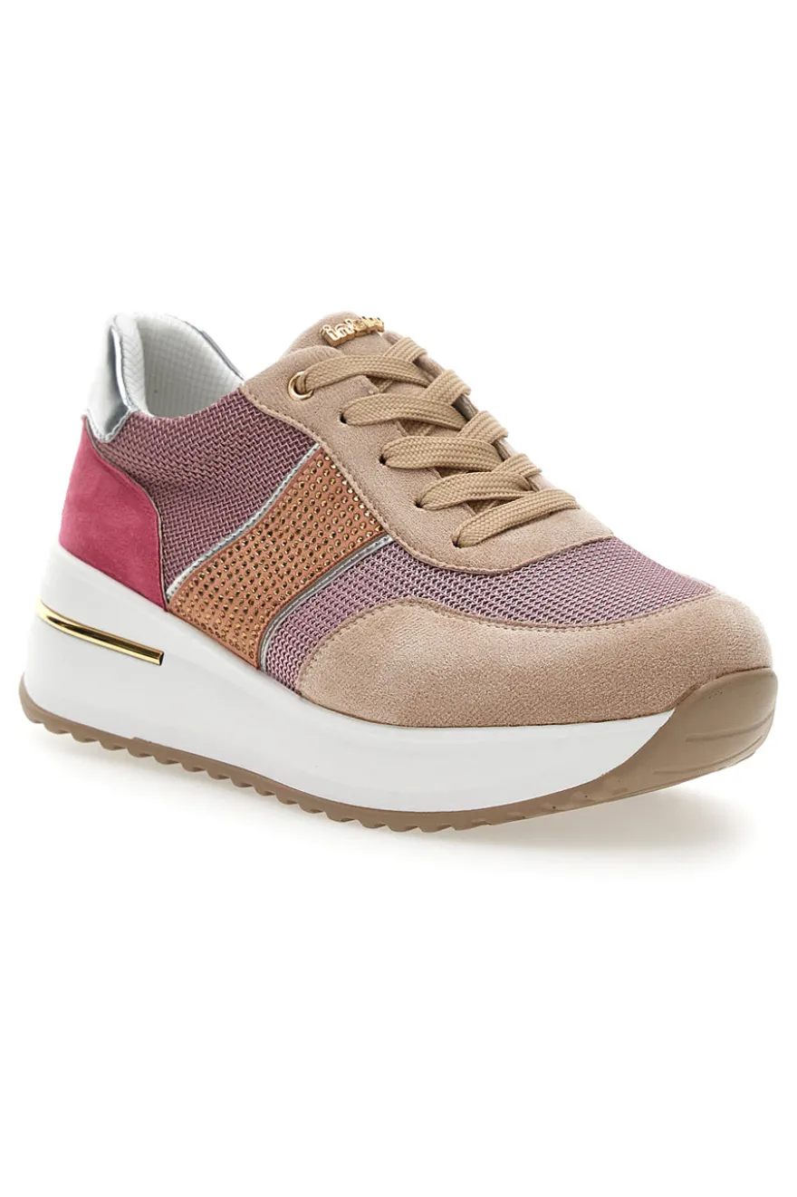 Scarpe Stringate Rosa e Cipria INBLU 423 IN