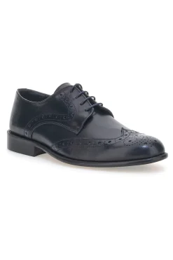Scarpe stringate Stile Inglese Pittarello 7710 Blu in pelle