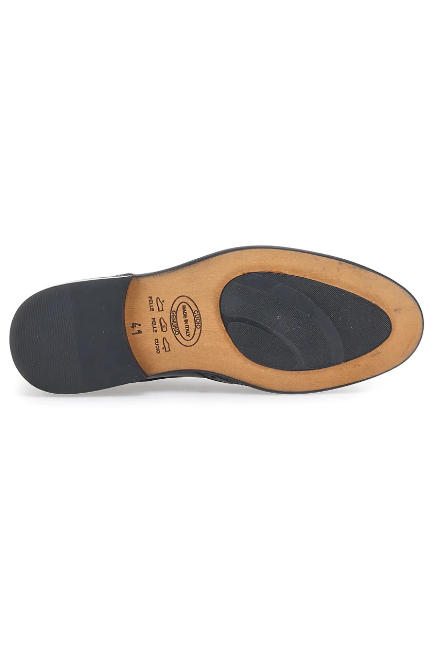 Scarpe stringate Stile Inglese Pittarello 7710 Blu in pelle