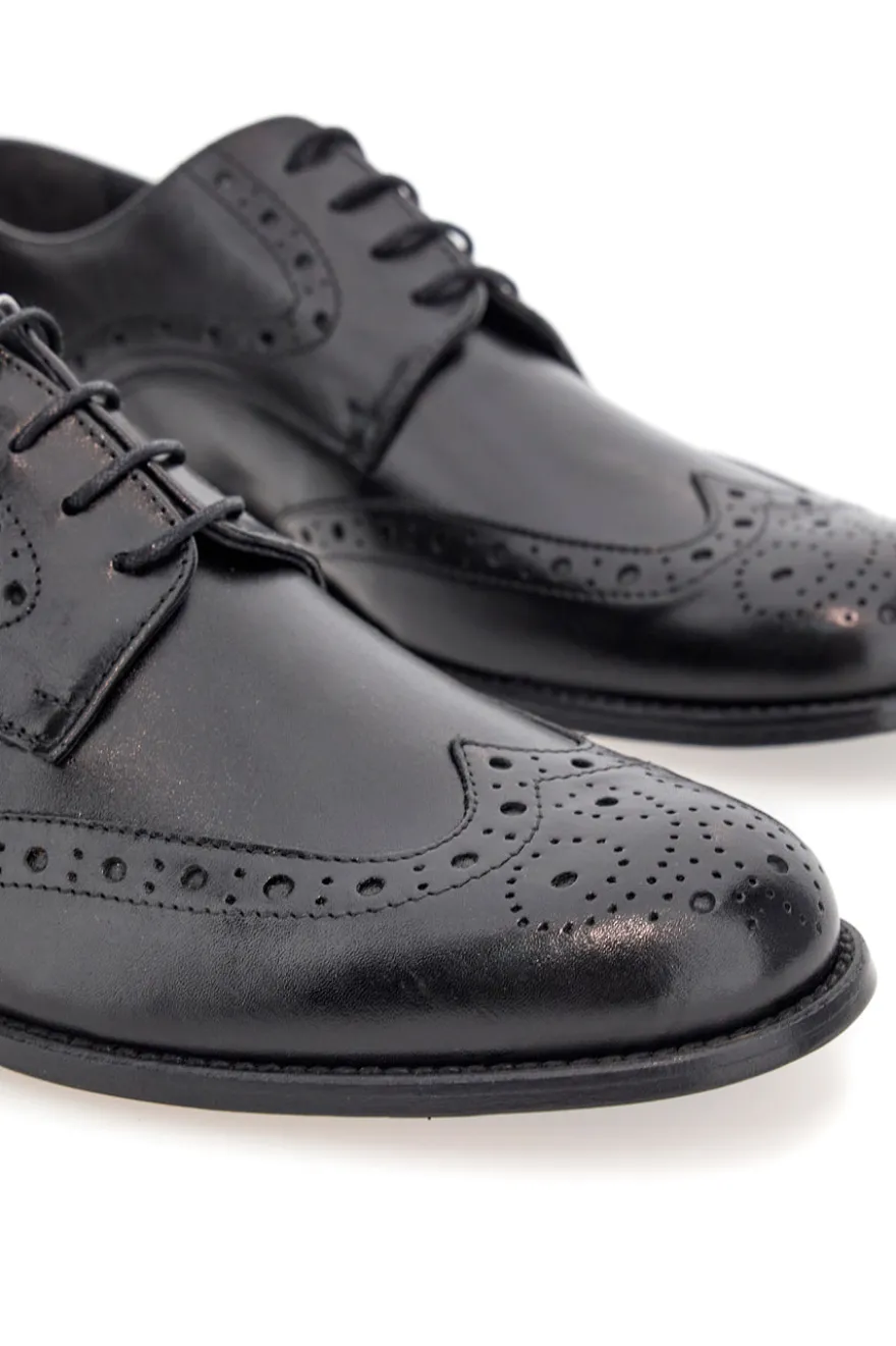 Scarpe stringate Stile Inglese Pittarello 7710 Blu in pelle