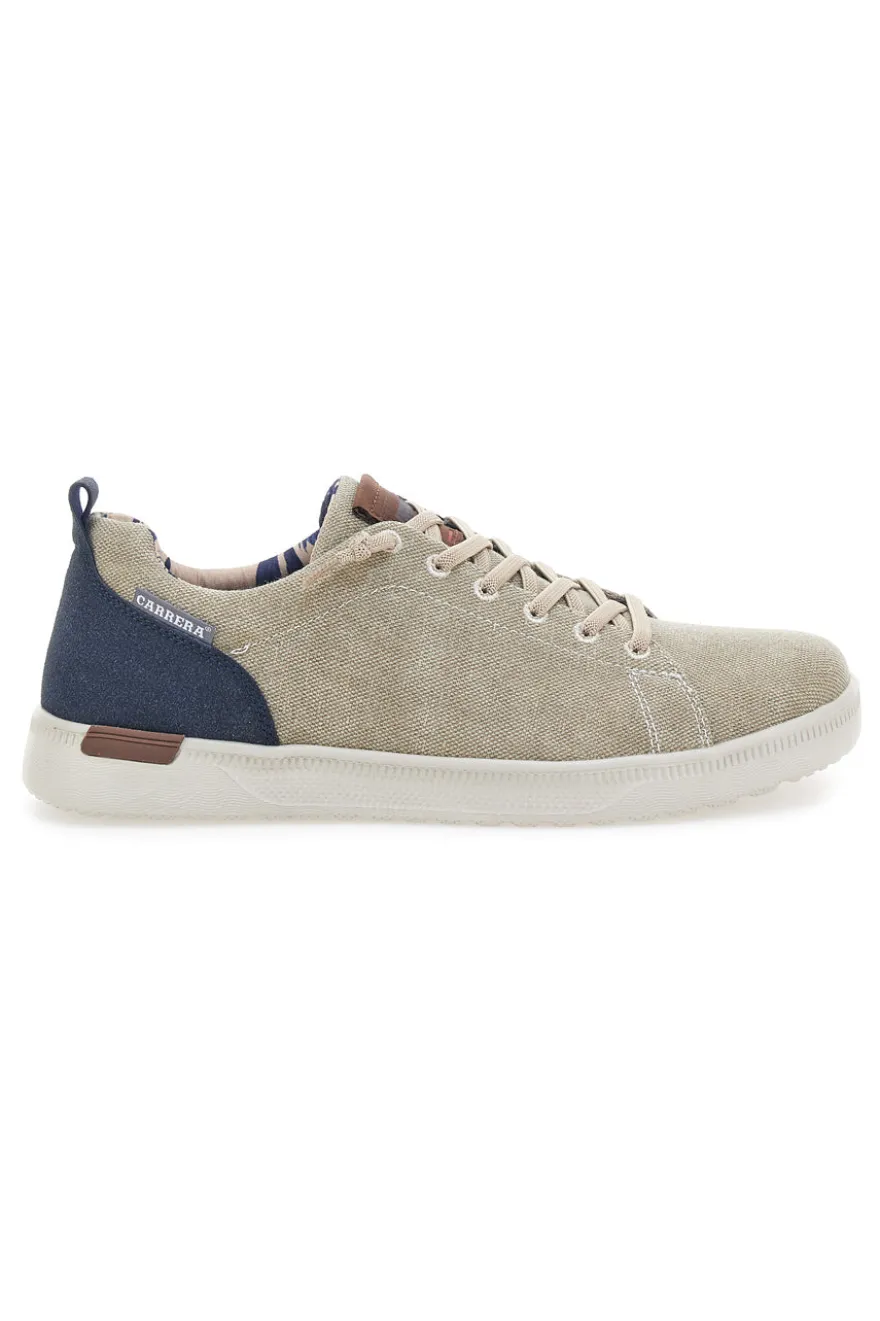 Scarpe Stringate Taupe con Tomai in Tessuto CARRERA CAM11102C