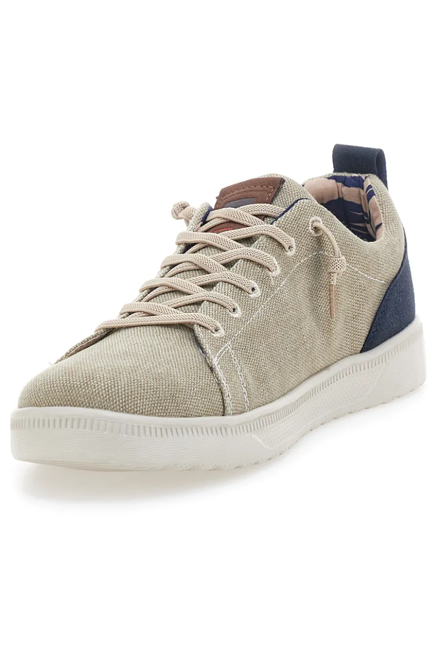 Scarpe Stringate Taupe con Tomai in Tessuto CARRERA CAM11102C