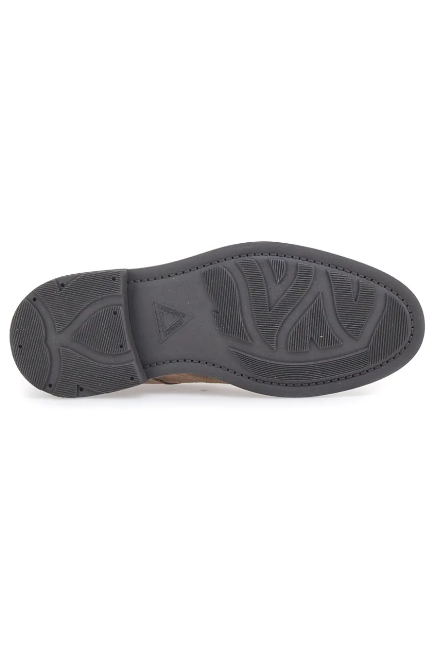 Scarpe Stringate Taupe In Vera Pelle Pittarello 6526