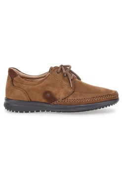 Scarpe Stringate Taupe in Vera Pelle Longford 2023