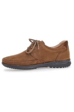 Scarpe Stringate Taupe in Vera Pelle Longford 2023