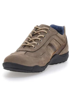 Scarpe Stringate Taupe In Vera Pelle Pittarello Eco 7016