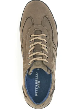 Scarpe Stringate Taupe In Vera Pelle Pittarello Eco 7016