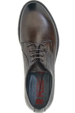 Scarpe stringate testa di moro in vera pelle eleganti Pittarello Plus 1115
