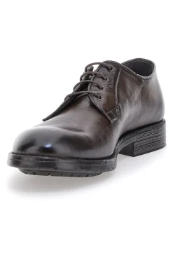 Scarpe stringate testa di moro in vera pelle eleganti Pittarello Plus 1115