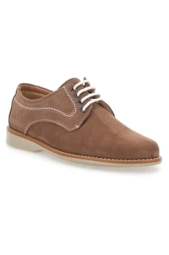 Scarpe Stringate Vera Pelle Cognac Longford 1