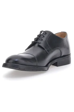 Scarpe Stringate Vera Pelle Nere Pittarello 5051