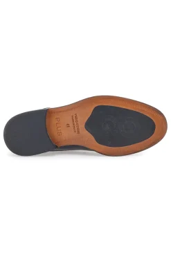 Scarpe Stringate Vera Pelle Blu Pittarello Plus 623
