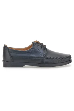 Scarpe Stringate Vera Pelle Nera Sevenoaks 199