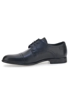 Scarpe Stringate Vera Pelle Nere Claremorris 2203