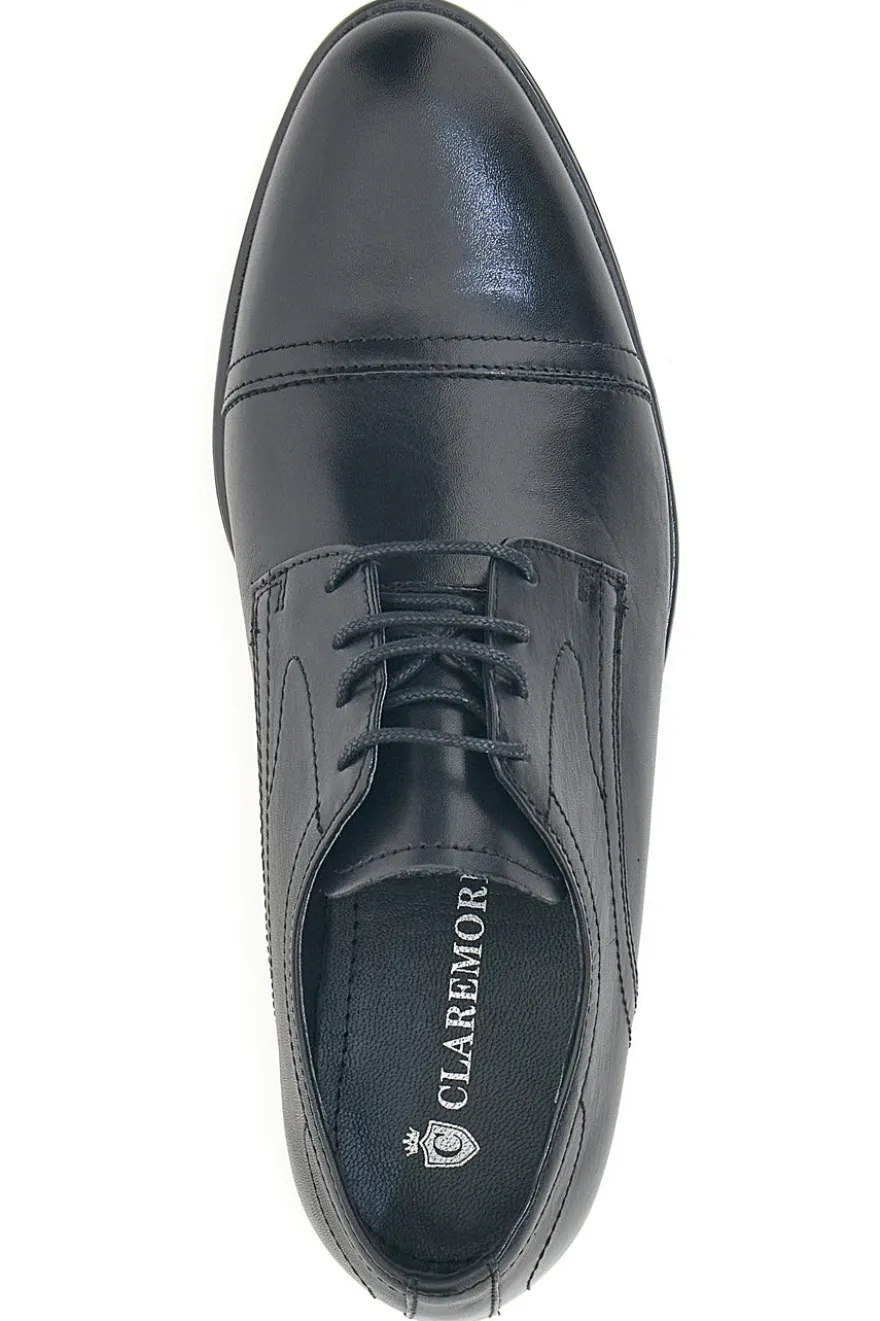 Scarpe Stringate Vera Pelle Nere Claremorris 2203