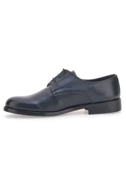 Scarpe Stringate Vera Pelle Nera Pittarello 77201