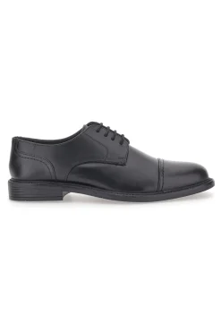 Scarpe Stringate Vera Pelle Nere Max Dillan 19033