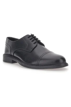 Scarpe Stringate Vera Pelle Nere Max Dillan 19033