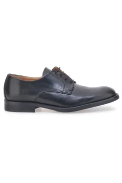 Scarpe Stringate Vera Pelle Nere Pittarello 6051