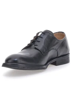 Scarpe Stringate Vera Pelle Nere Pittarello 6051